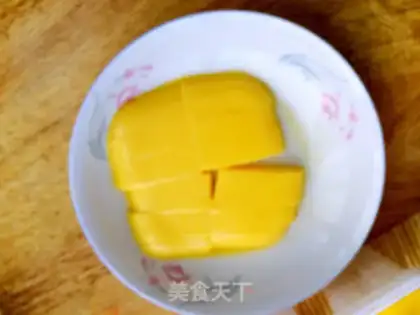 Make Mango jelly ice cream step 3