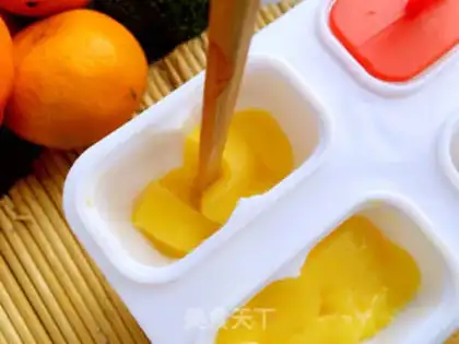 Make Mango jelly ice cream step 5