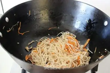 Make Spam noodles step 6