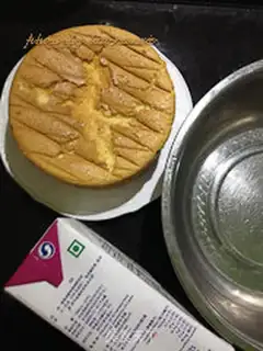 Make A flower cake step 0