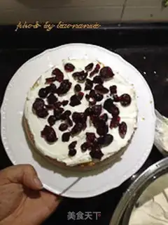 Make A flower cake step 6
