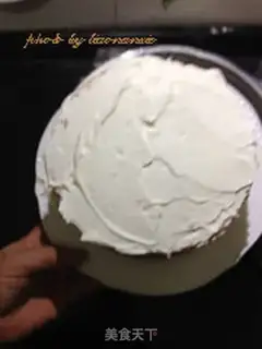 Make A flower cake step 7