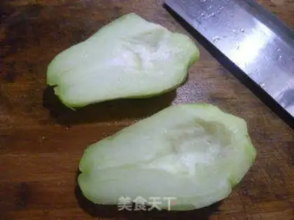 Make Black-mucked melon step 2