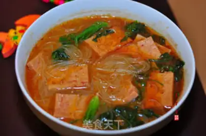 Make Spinach fan soup step 6