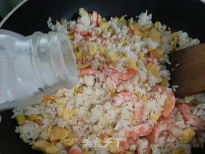Make Shrimp corn fried rice step 10