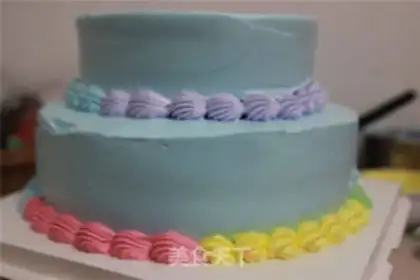 Make Double birthday cake step 20