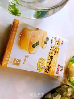 Make Mango pudding step 1
