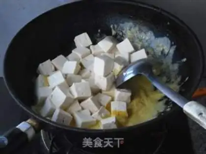 Make Gold and silver tofu step 3