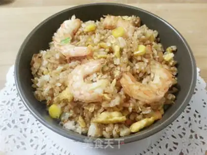 Make Shrimp corn fried rice step 15