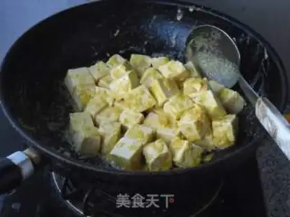 Make Gold and silver tofu step 5