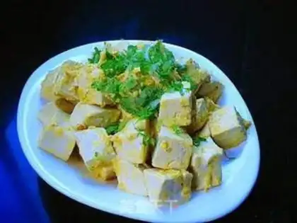 Make Gold and silver tofu step 6