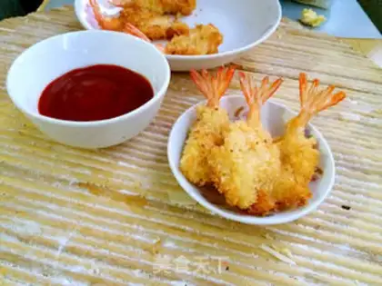Make Japanese cheese cherry and shrimp sticks step 23
