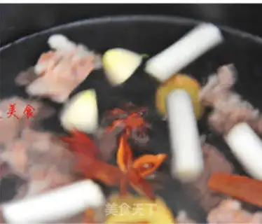 Make Flower clams and lamb stew step 2