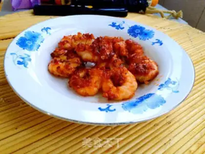 Make Tomato shrimp step 21