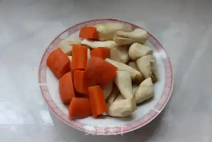 Make The apricots burn carrots step 1