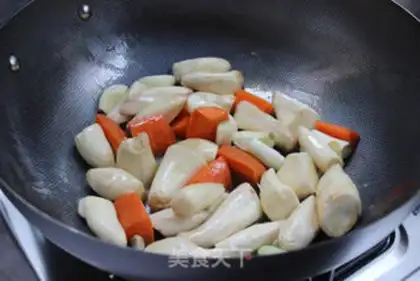 Make The apricots burn carrots step 4