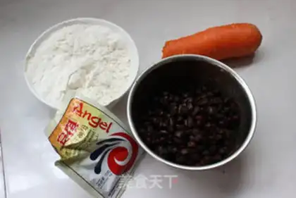 Make Carrot bean buns step 0