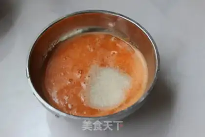 Make Carrot bean buns step 2