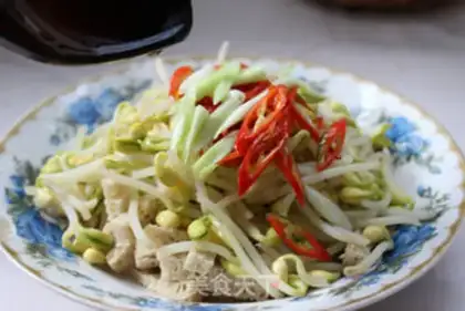 Make Roasted bean sprouts step 5