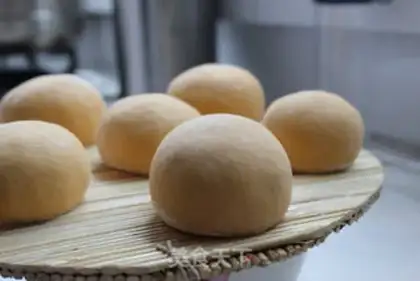 Make Carrot bean buns step 9