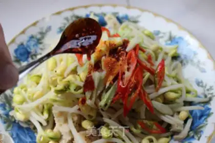Make Roasted bean sprouts step 11