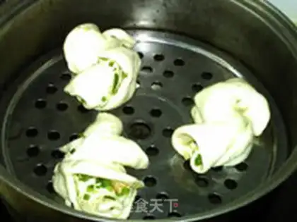 Make Milk onion rolls step 11