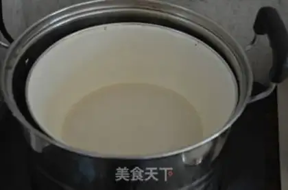 Make Cream-cream rice step 4