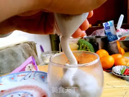 Make Blueberry taco-head step 6