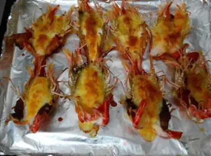 Make Cheese roll shrimp step 1