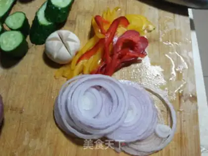 Make Fried salmon head step 1