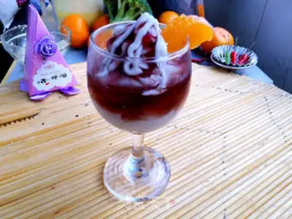 Make Blueberry taco-head step 10