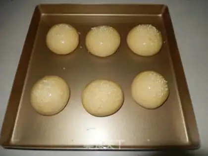 Make Meat pine buns step 14