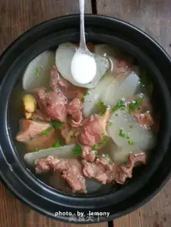 Make Scorch lamb radish soup step 7