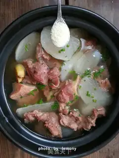 Make Scorch lamb radish soup step 8