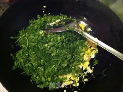 Make Spicy egg dumplings step 2