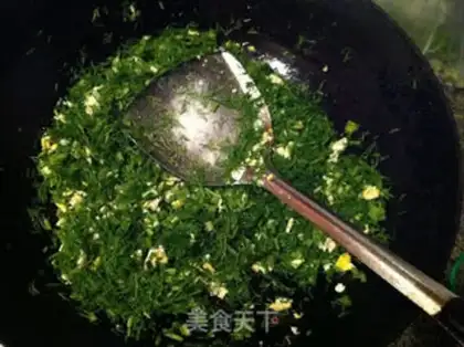 Make Spicy egg dumplings step 3