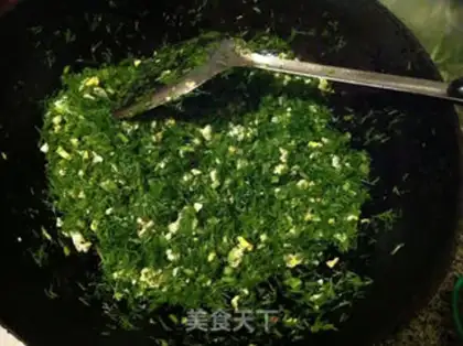 Make Spicy egg dumplings step 4
