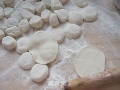 Make The cabbage dumplings step 8