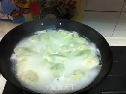 Make Spicy egg dumplings step 8