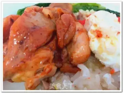 Make Chicken-legged rice step 6