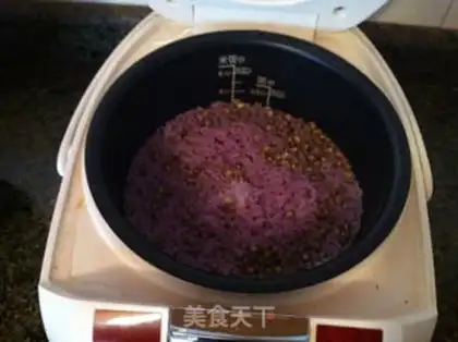 Make Green bean purple rice step 7