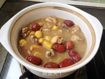 Make Red-tree chestnut chicken step 10