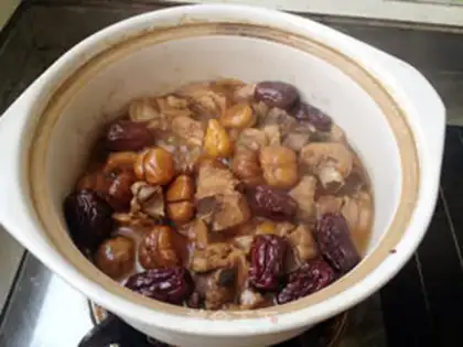 Make Red-tree chestnut chicken step 12