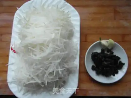 Make Bean radish step 0