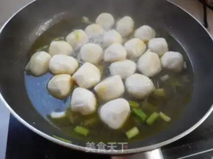 Make Curry fishballs step 6