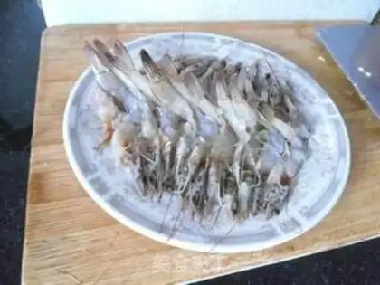 Make Garlic shrimp step 2
