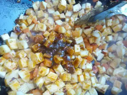 Make Sour apricot mushroom step 7