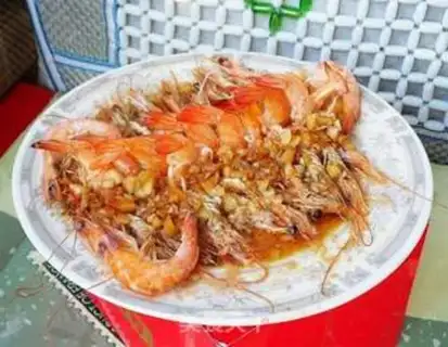 Make Garlic shrimp step 8
