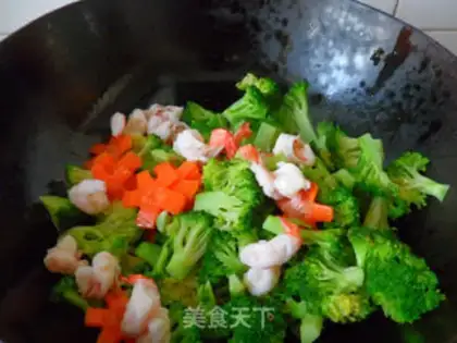 Make Shrimp broccoli step 7