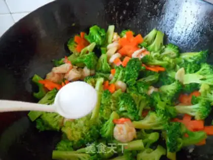 Make Shrimp broccoli step 9